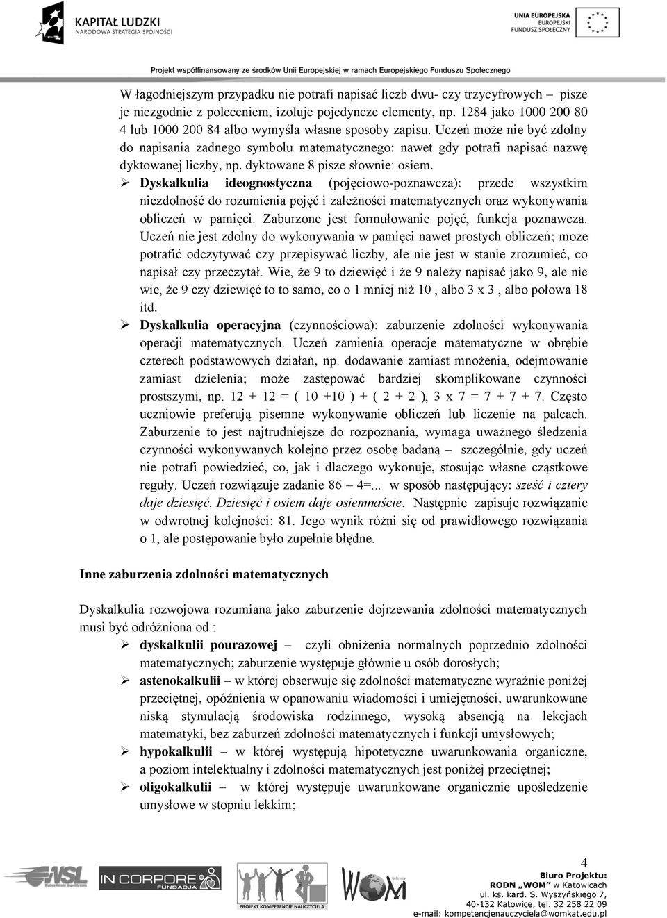 Charakterystyka Ucznia Z Trudnościami W Nauce Matematyki Diagnoza i terapia ucznia z trudnościami w nauce - PDF Free Download