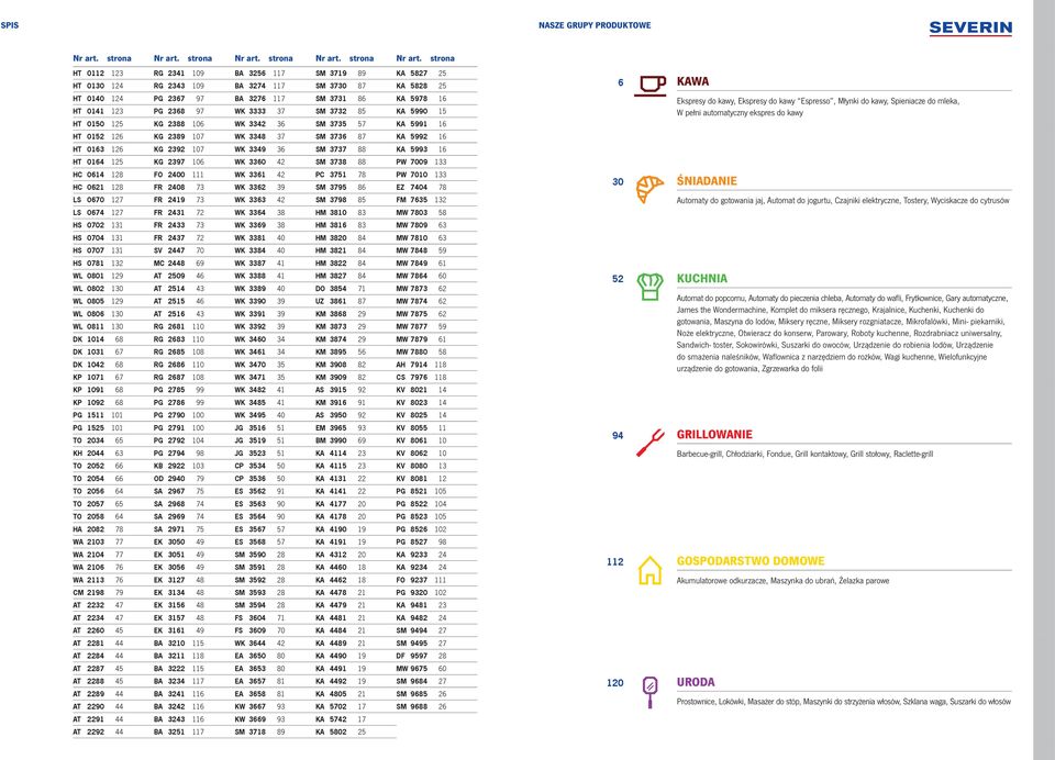 Espresso, Młynki do kawy, Spieniaze do mleka, W pełni automatyzny ekspres do kawy HT 0152 126 KG 2389 107 WK 3348 37 SM 3736 87 KA 5992 16 HT 0163 126 KG 2392 107 WK 3349 36 SM 3737 88 KA 5993 16 HT