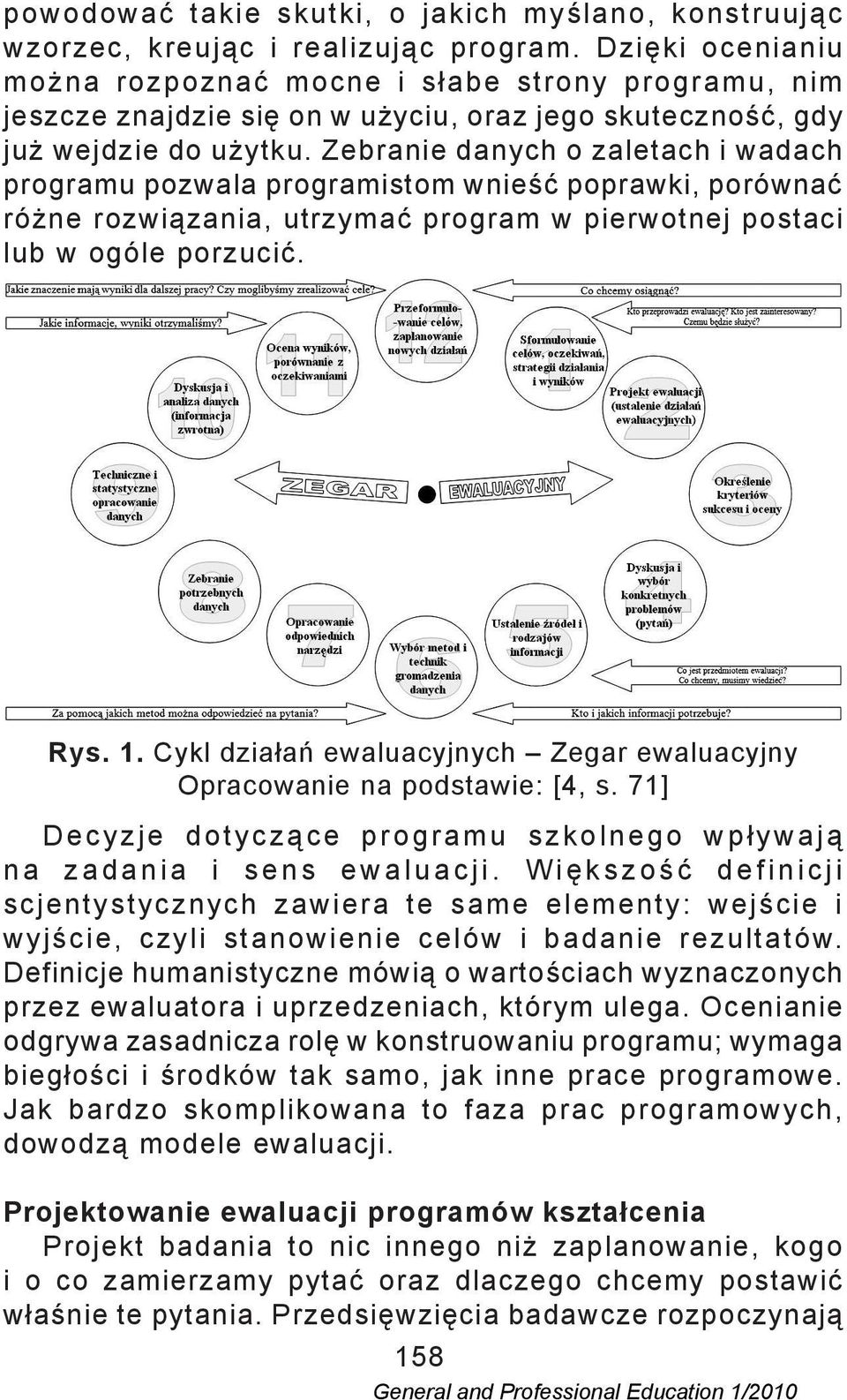 Zebranie danych o zaletach i wadach programu pozwala programistom wnieść poprawki, porównać różne rozwiązania, utrzymać program w pierwotnej postaci lub w ogóle porzucić. Rys. 1.