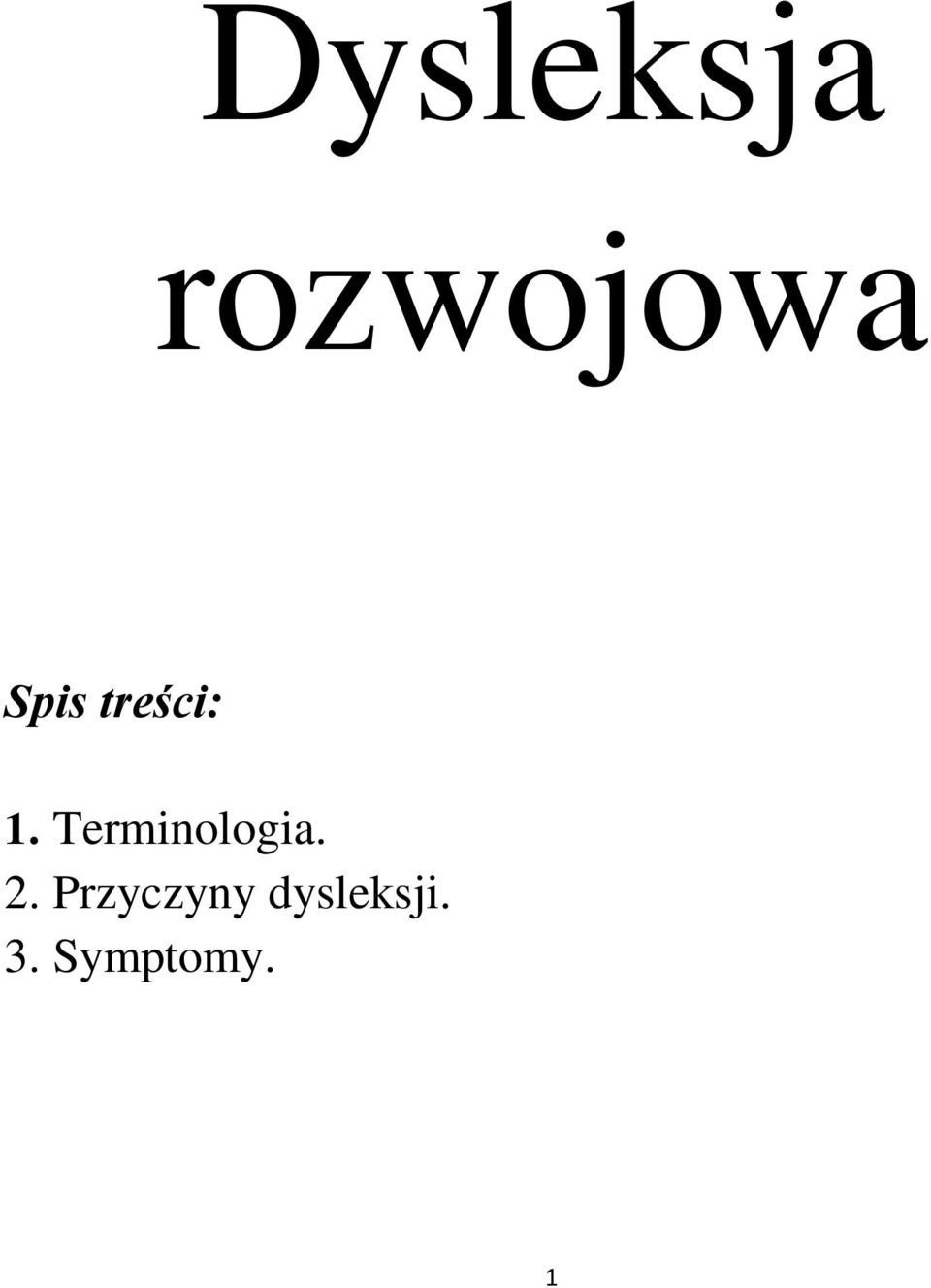 Terminologia. 2.