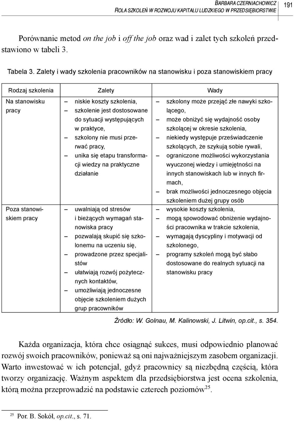 dostosowane do sytuacji występujących w praktyce, szkolony nie musi przerwać pracy, unika się etapu transformacji wiedzy na praktyczne działanie uwalniają od stresów i bieżących wymagań stanowiska