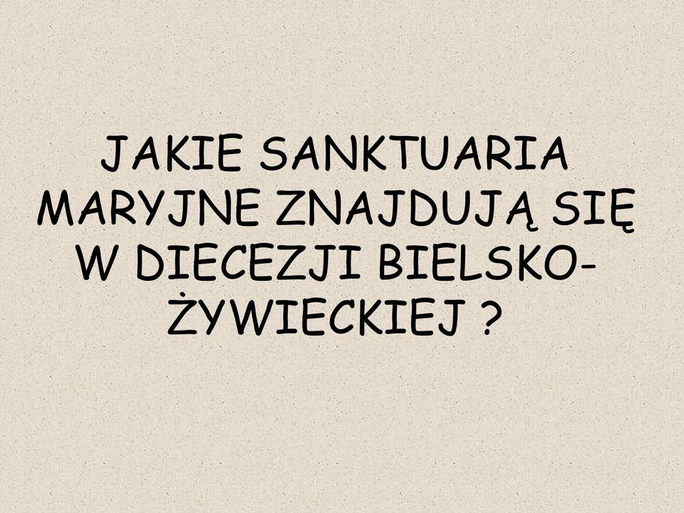 SIĘ W DIECEZJI