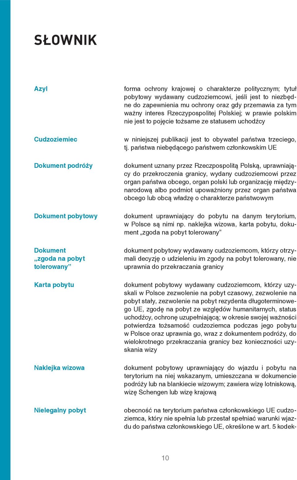 statusem uchodźcy w niniejszej publikacji jest to obywatel państwa trzeciego, tj.