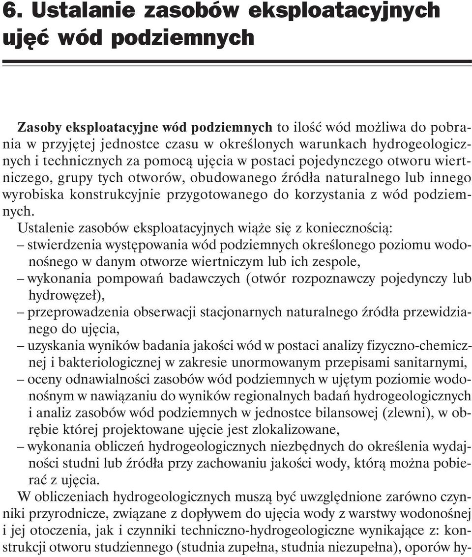 korzystania z wód podziemnych.