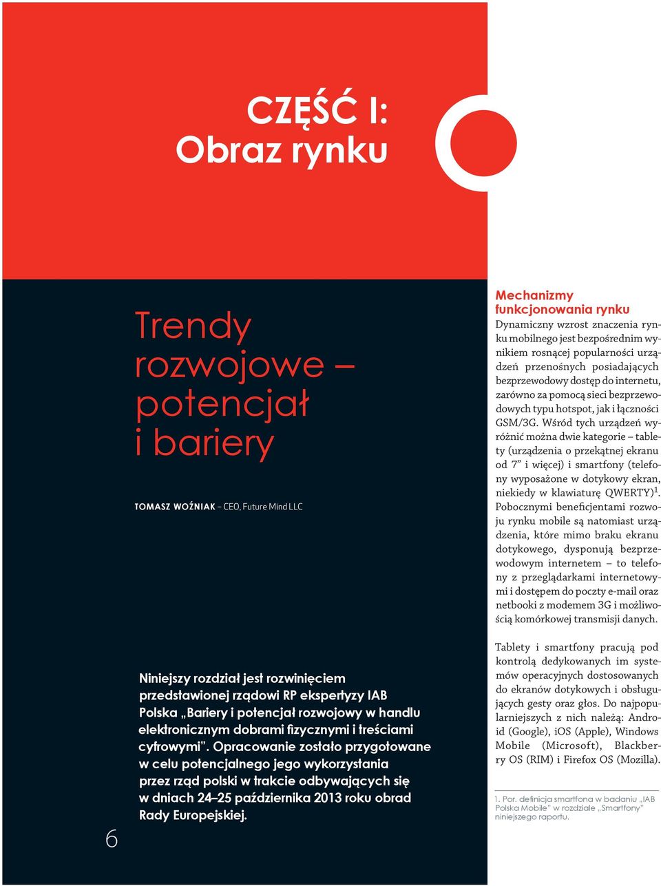 Opracowanie zostało przygotowane w celu potencjalnego jego wykorzystania przez rząd polski w trakcie odbywających się w dniach 24 25 października 2013 roku obrad Rady Europejskiej.