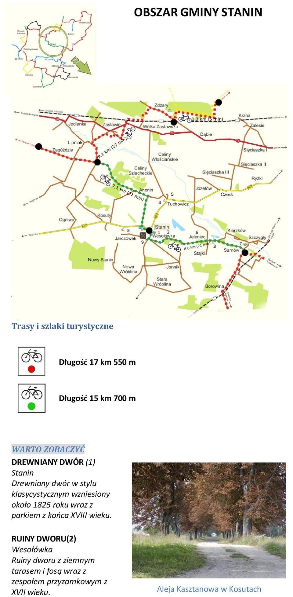około 1825 roku wraz z parkiem z końca XVIII wieku.