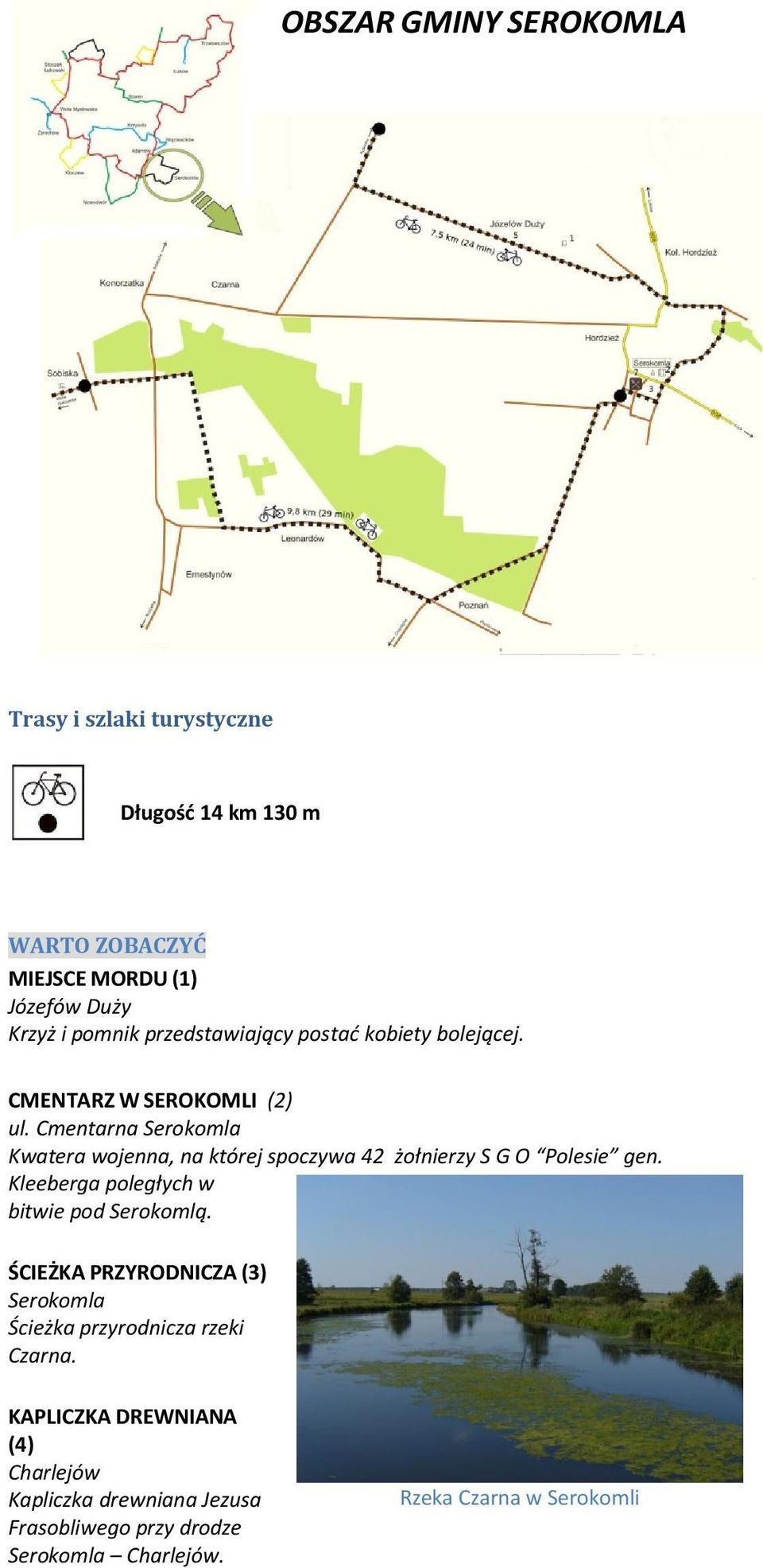 Cmentarna Serokomla Kwatera wojenna, na której spoczywa 42 żołnierzy S G O Polesie gen. Kleeberga poległych w bitwie pod Serokomlą.