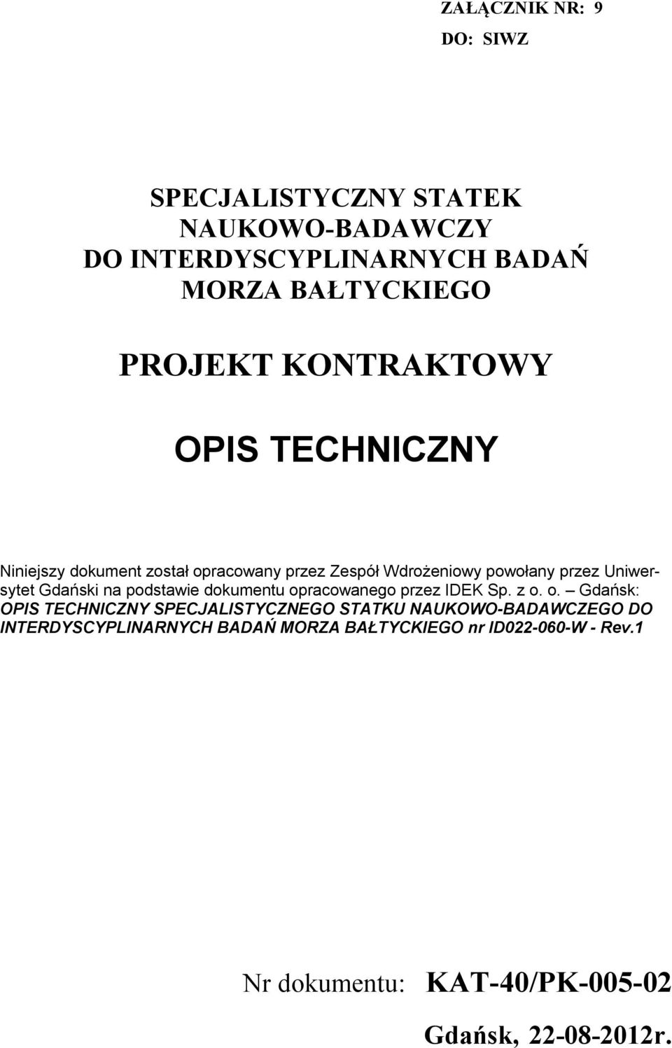 Gdański na podstawie dokumentu op