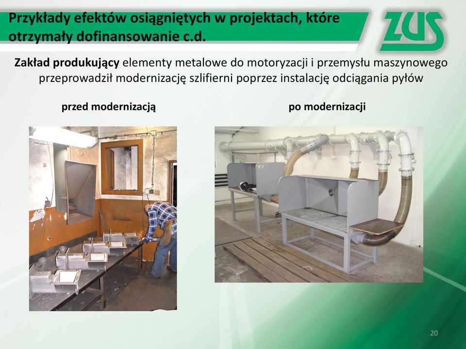 motoryzacji i przemysłu maszynowego przeprowadził modernizację