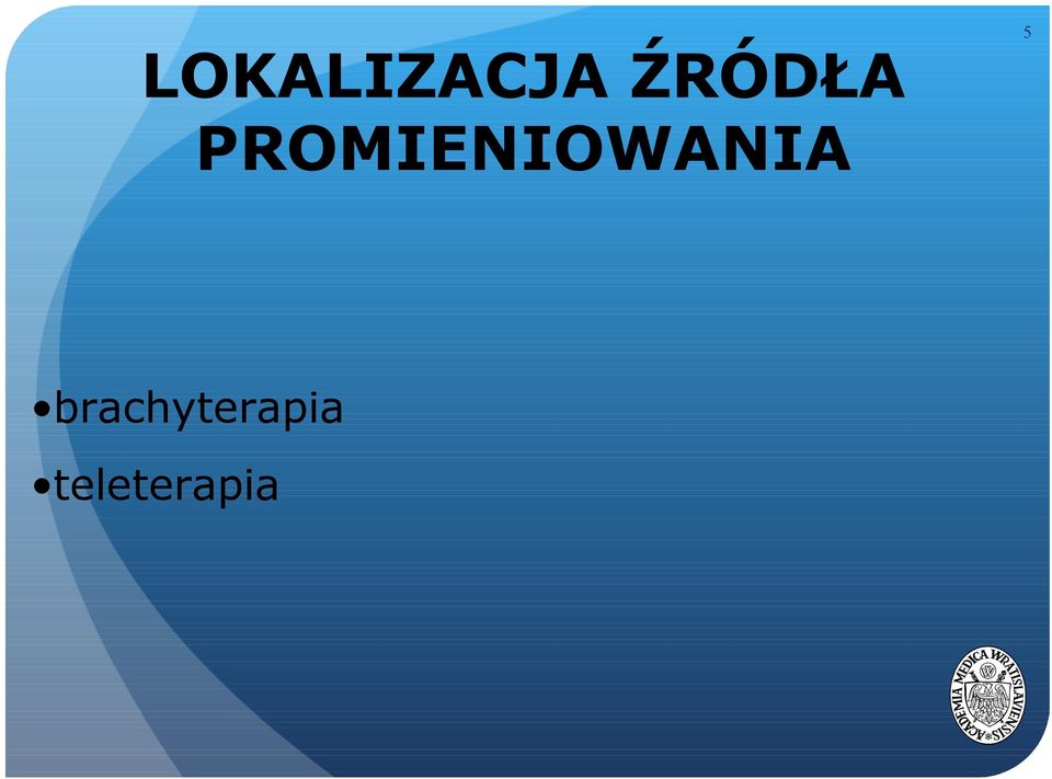 PROMIENIOWANIA