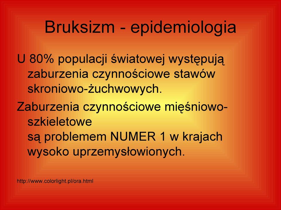 Zaburzenia czynnościowe mięśniowoszkieletowe są problemem