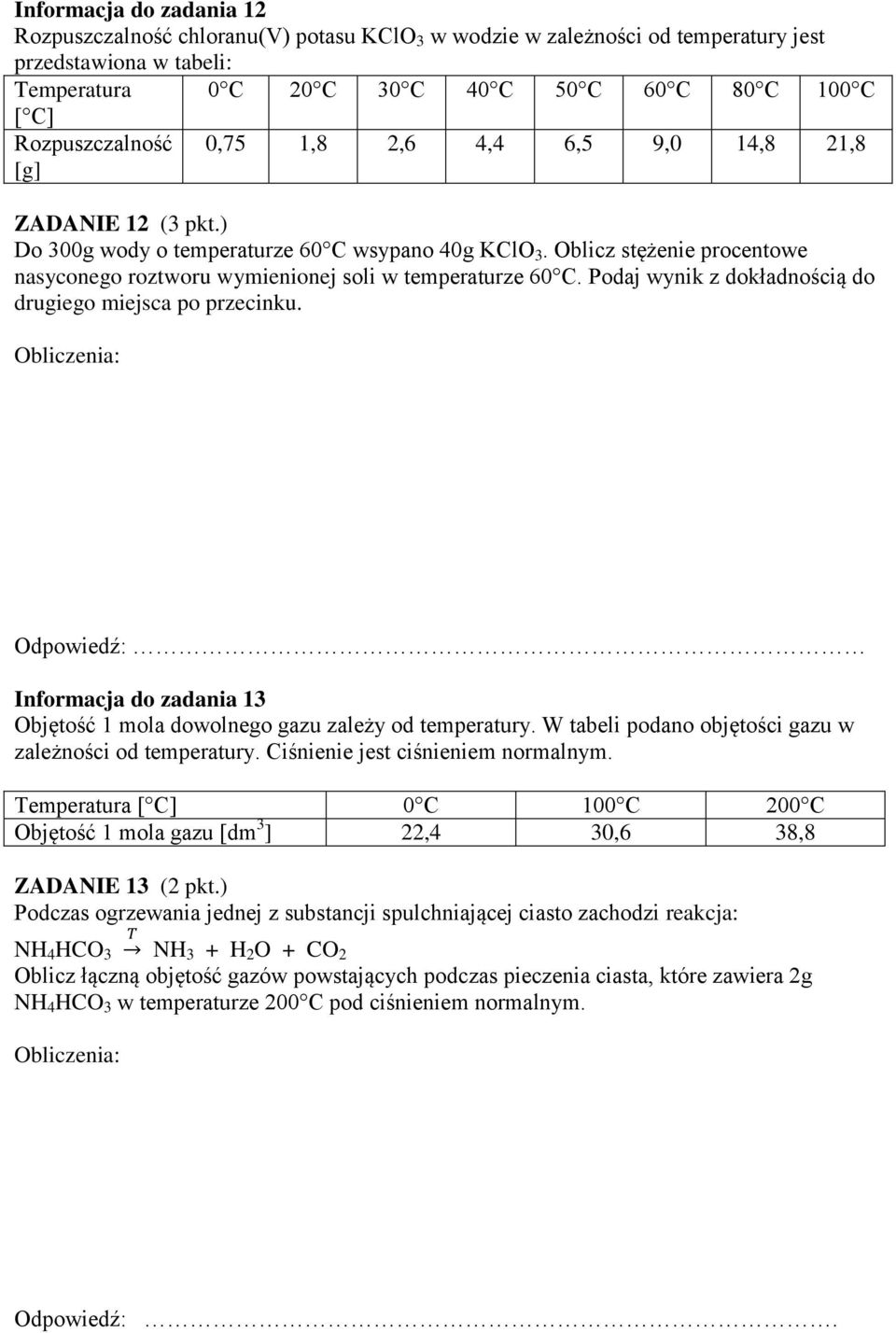 Oblicz stężenie procentowe nasyconego roztworu wymienionej soli w temperaturze 60 C. Podaj wynik z dokładnością do drugiego miejsca po przecinku.