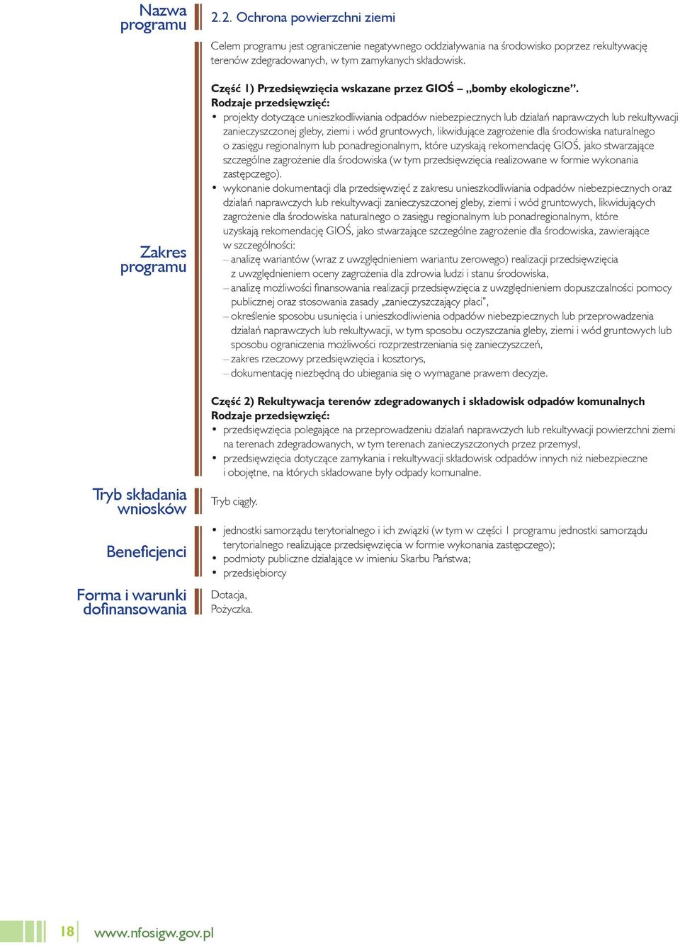 Część 1) Przedsięwzięcia wskazane przez GIOŚ bomby ekologiczne.