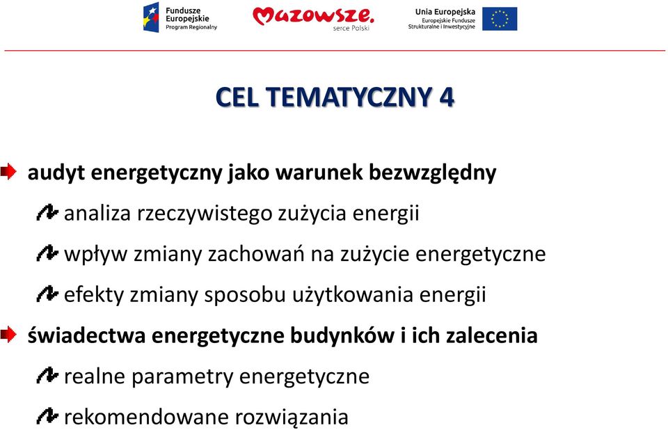 energetyczne efekty zmiany sposobu użytkowania energii świadectwa