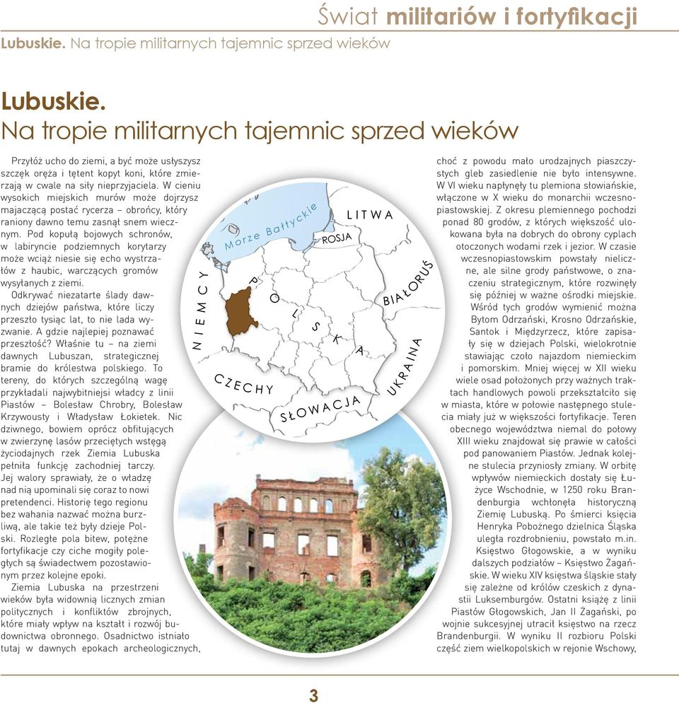 W cieniu wysokich miejskich murów może dojrzysz majaczącą postać rycerza obrońcy, który raniony dawno temu zasnął snem wiecznym.