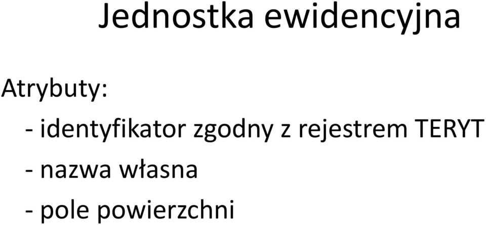 zgodny z rejestrem TERYT -