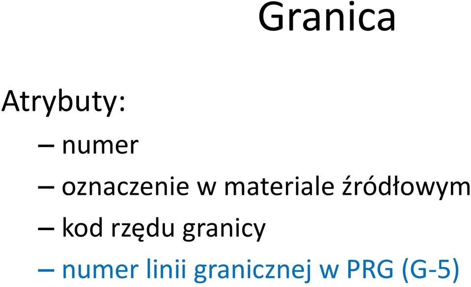 źródłowym kod rzędu granicy