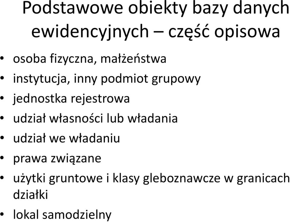 rejestrowa udział własności lub władania udział we władaniu prawa