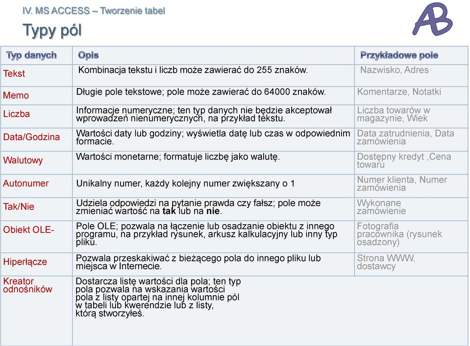 Wartości daty lub godziny; wyświetla datę lub czas w odpowiednim formacie.