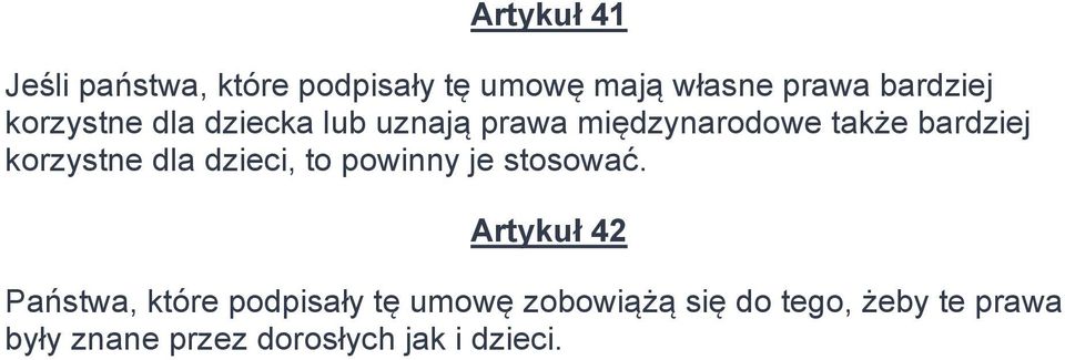 dla dzieci, to powinny je stosować.