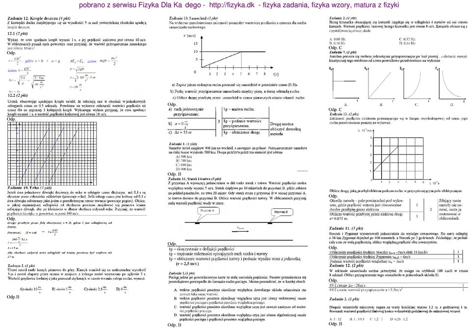 pobrano z serwisu Fizyka Dla Każdego fizyka zadania, fizyka wzory, matura z  fizyki - PDF Free Download
