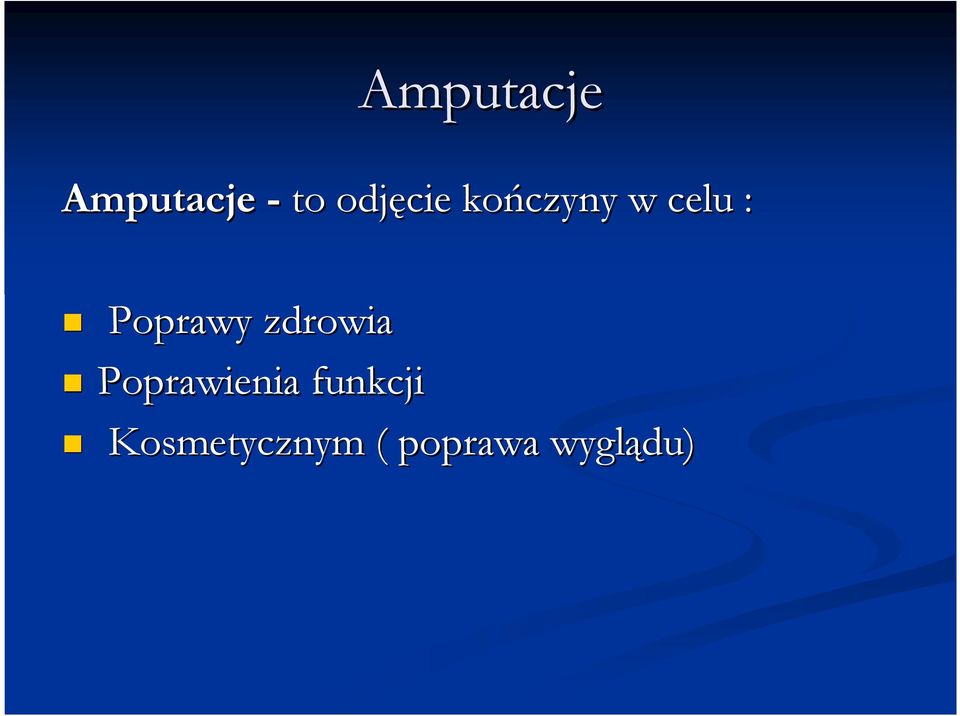 Poprawy zdrowia Poprawienia