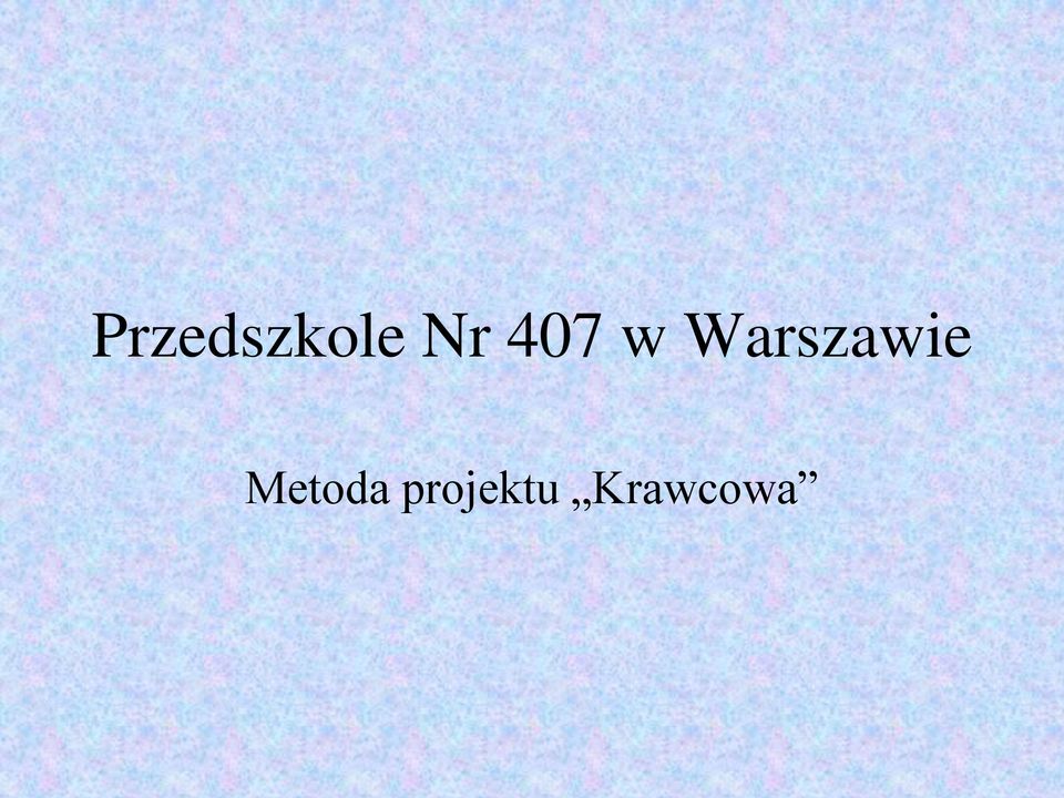 Warszawie