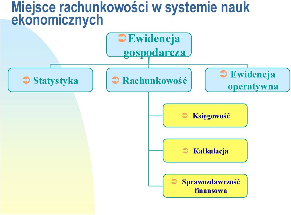 Statystyka Rachunkowość Ewidencja