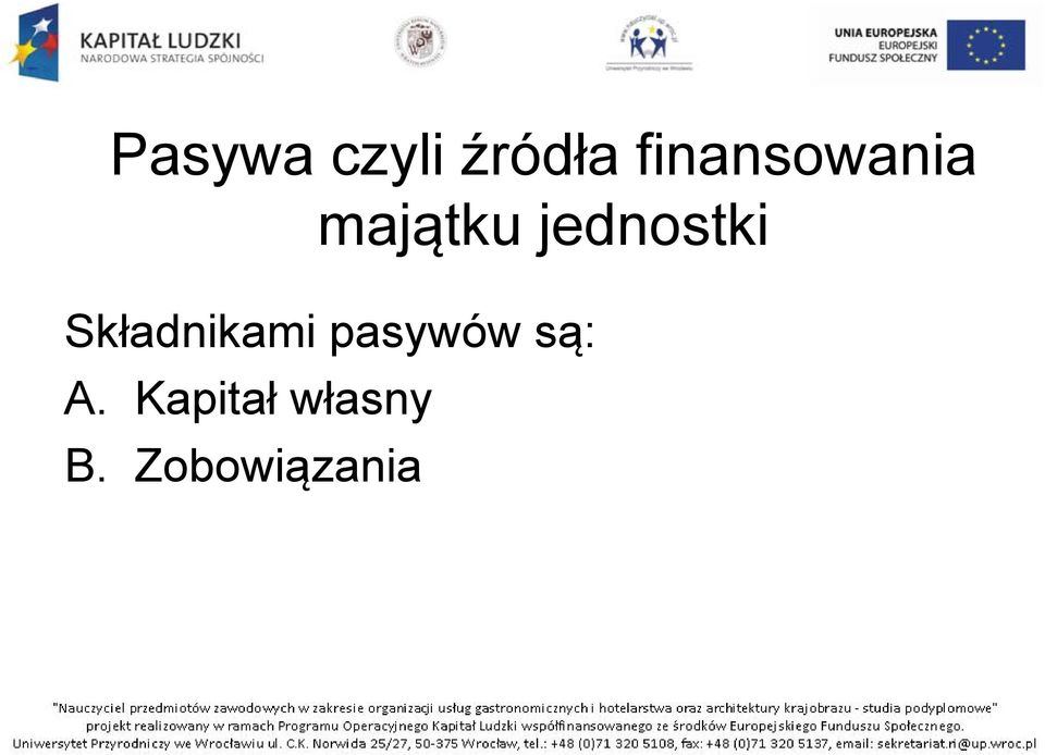 jednostki Składnikami