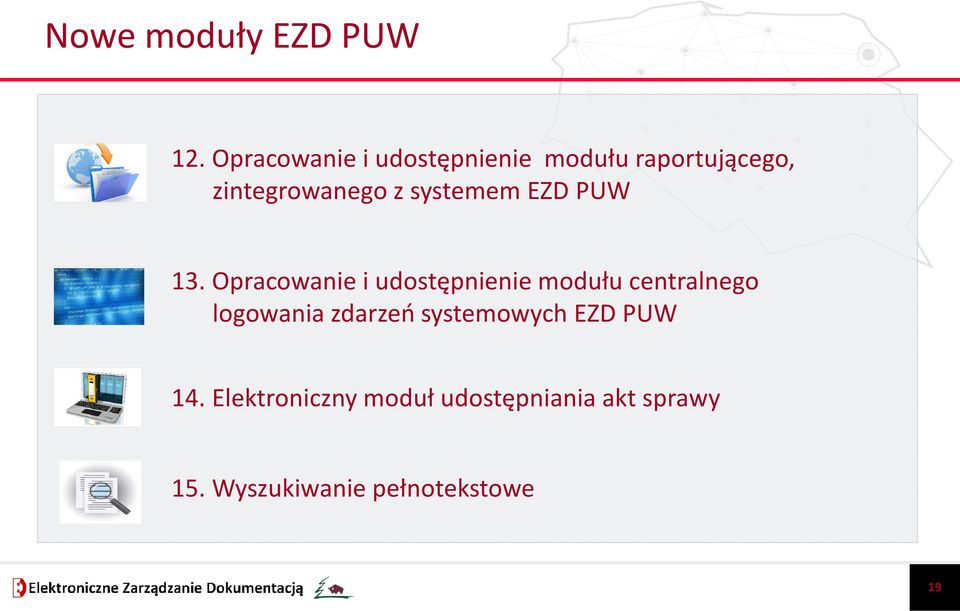 systemem EZD PUW 13.