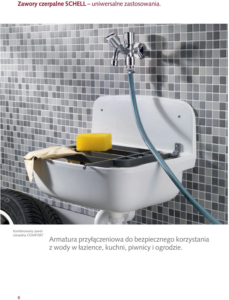 Kombinowany zawór czerpalny COMFORT Armatura