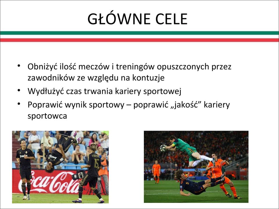 kontuzje Wydłużyć czas trwania kariery sportowej