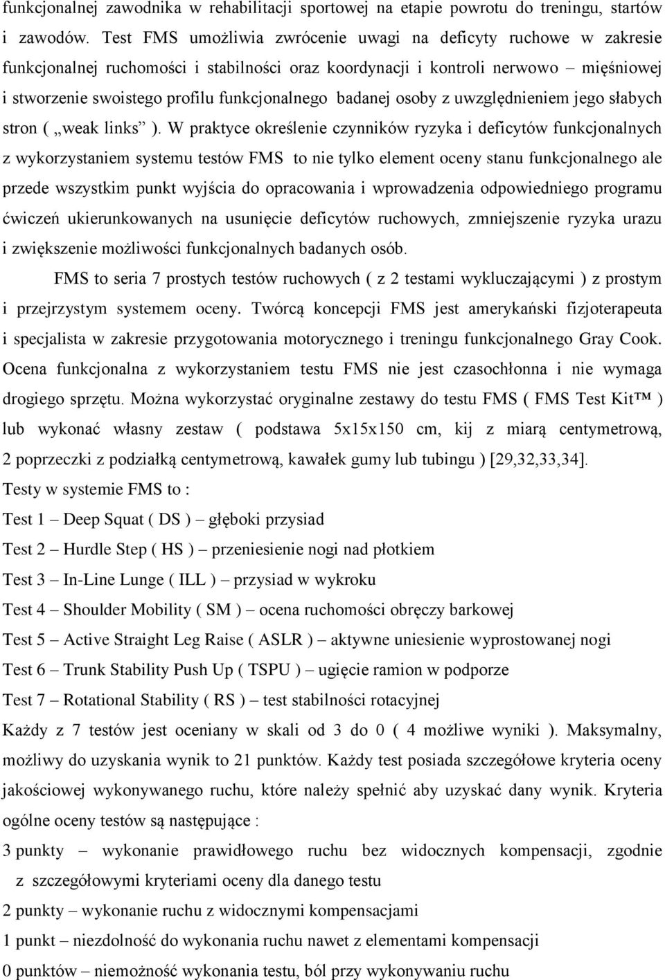 uwzględieiem jego słabych stro ( weak liks ).