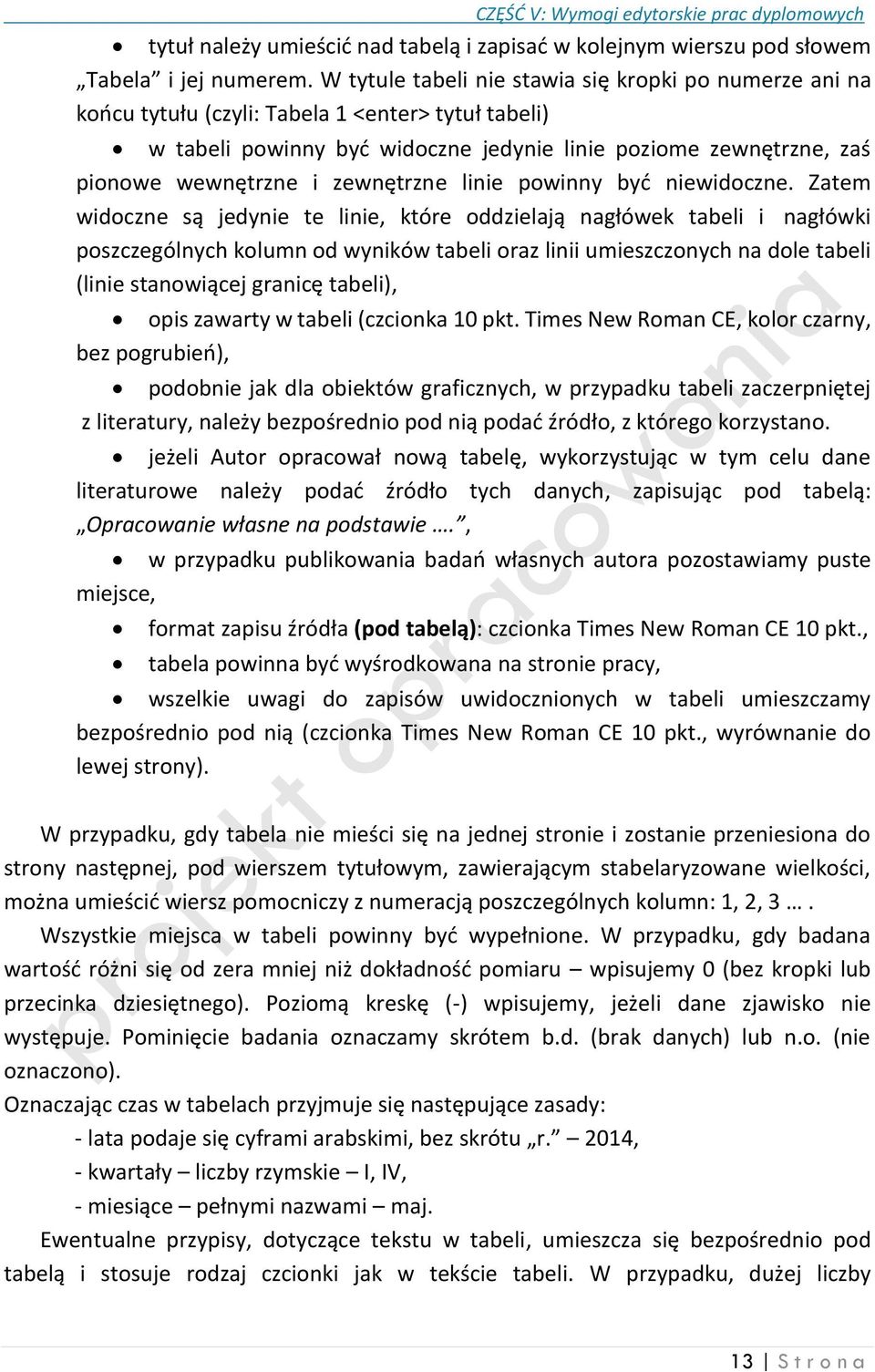 zewnętrzne linie powinny być niewidoczne.