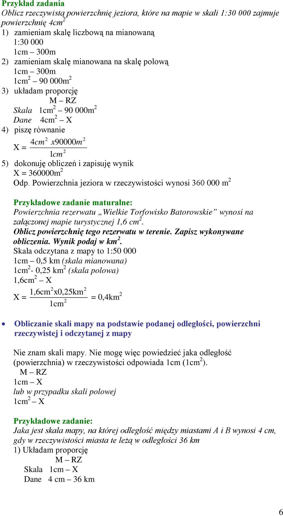Zadania Ze Skali 1 Liceum 1. Kartografia str PDF Darmowe pobieranie
