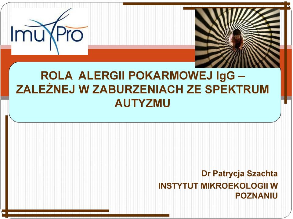 SPEKTRUM AUTYZMU Dr Patrycja