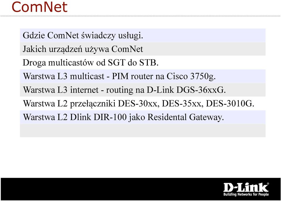 Warstwa L3 multicast - PIM router na Cisco 3750g.