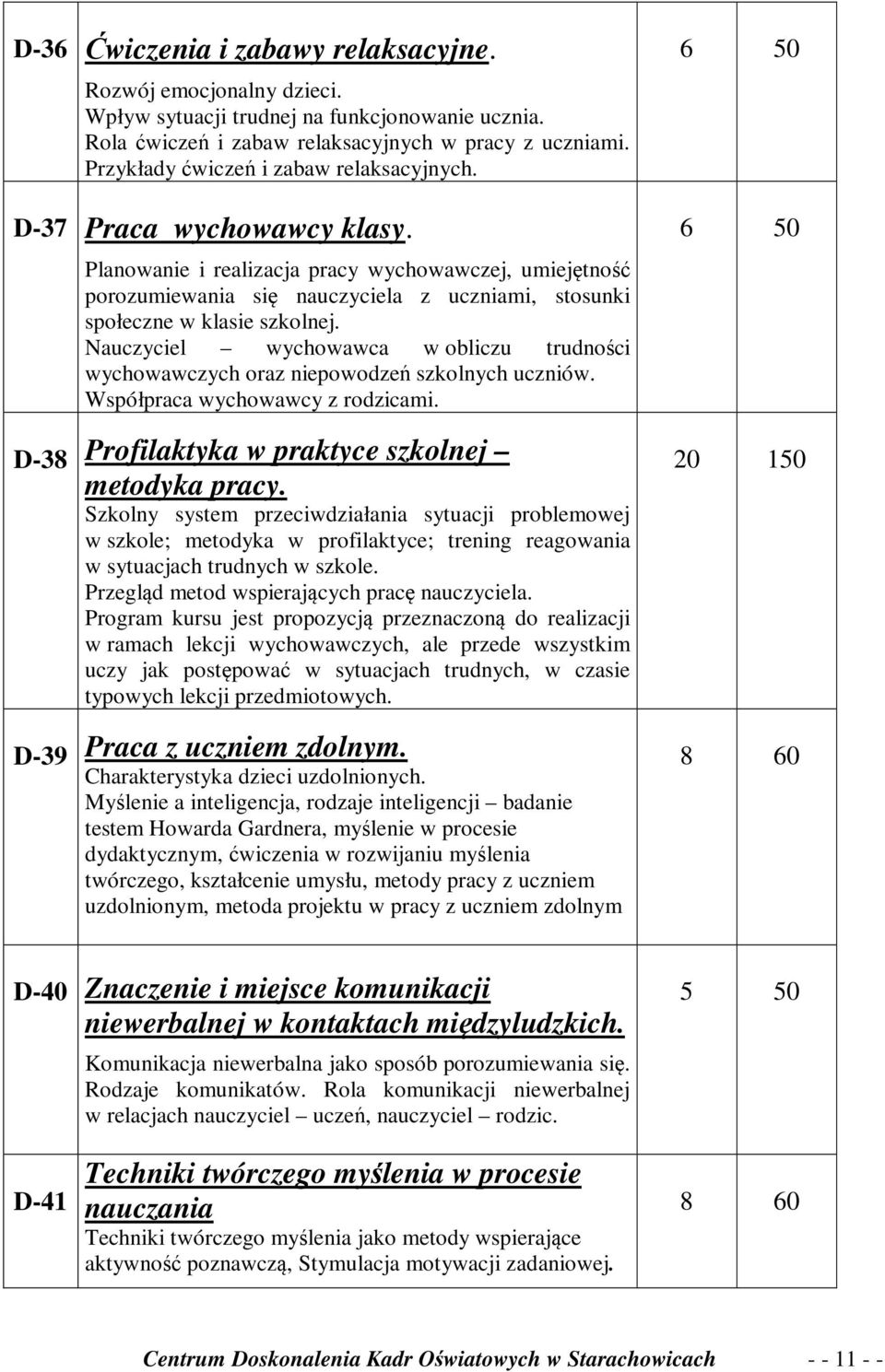 Planowanie i realizacja pracy wychowawczej, umiejętność porozumiewania się nauczyciela z uczniami, stosunki społeczne w klasie szkolnej.