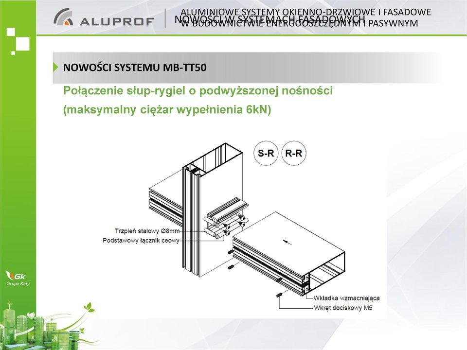 NOWOŚCI SYSTEMU MB-TT50 Połączenie