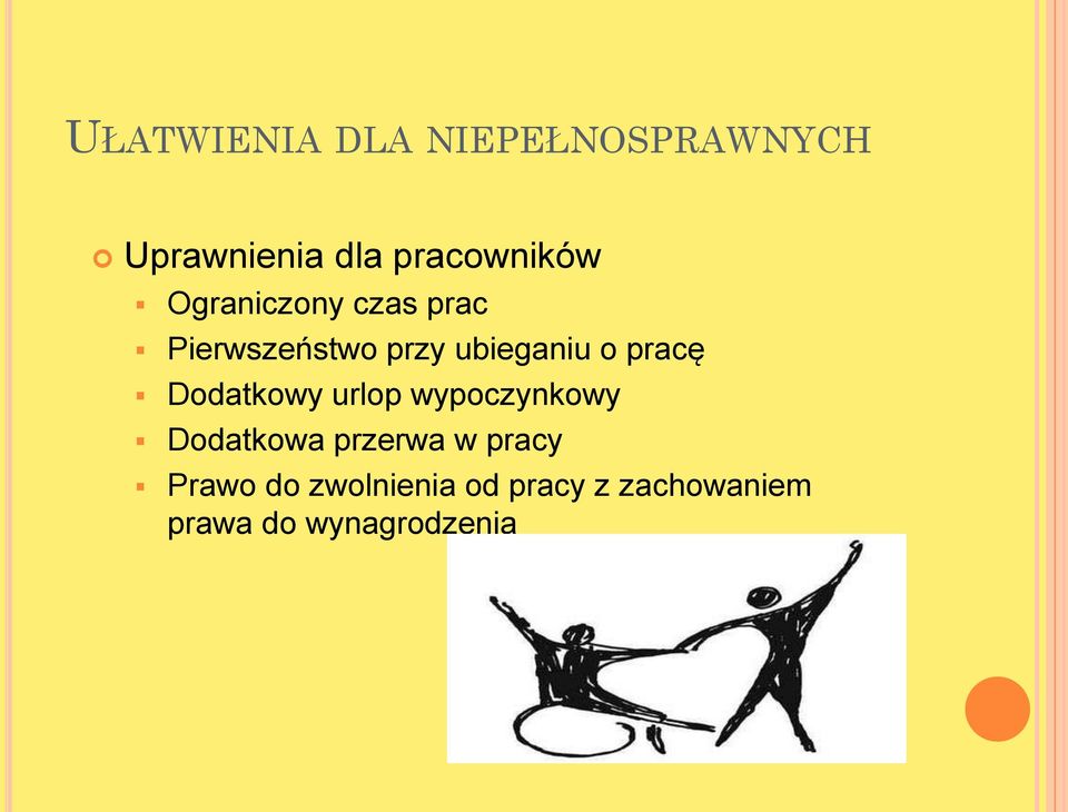 ubieganiu o pracę Dodatkowy urlop wypoczynkowy Dodatkowa