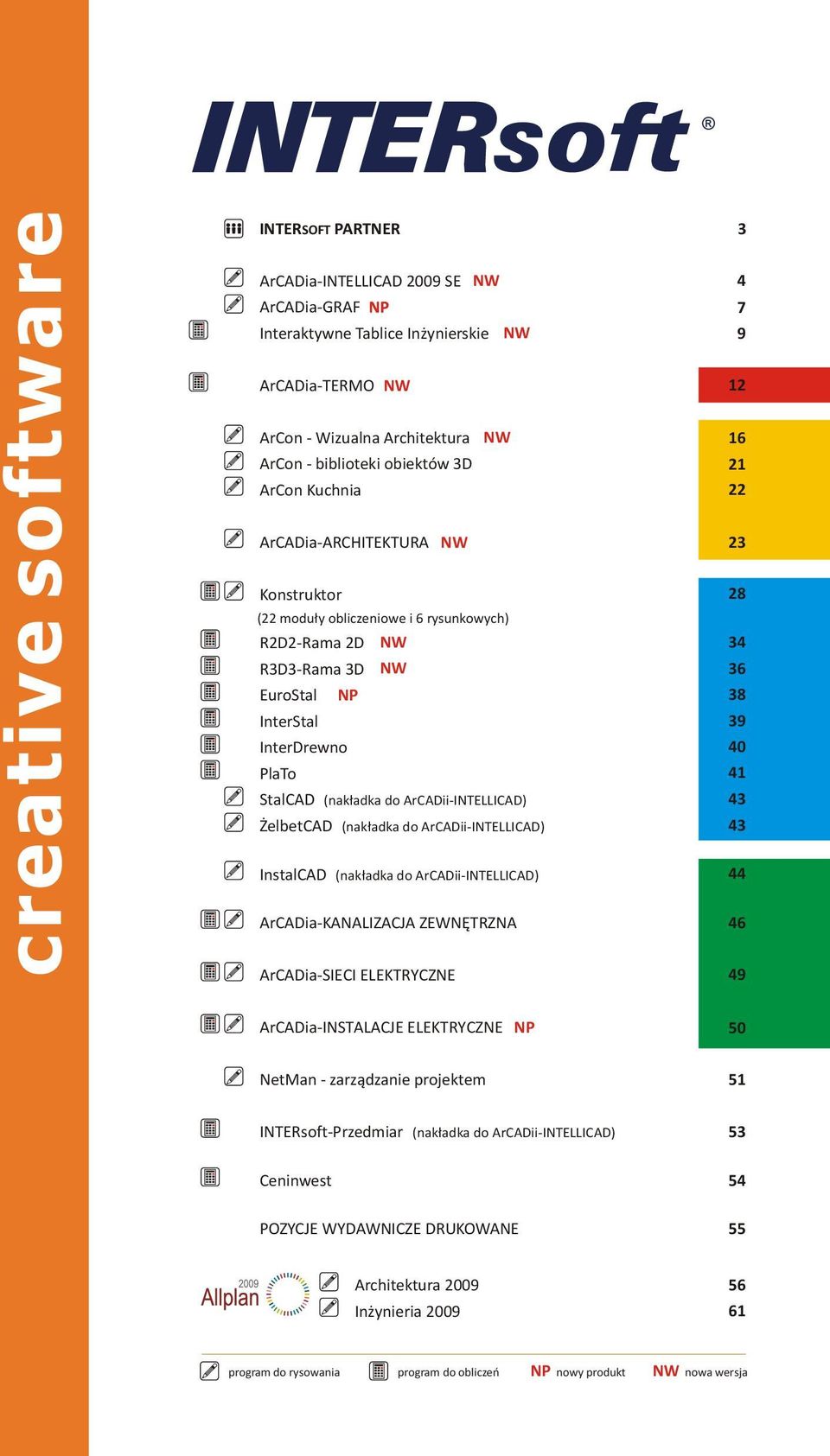 ŻelbetCAD (nakładka do ArCADii-INTELLICAD) 28 34 36 38 39 40 41 43 43 InstalCAD (nakładka do ArCADii-INTELLICAD) 44 ArCADia-KANALIZACJA ZEWNĘTRZNA 46 ArCADia-SIECI ELEKTRYCZNE 49 ArCADia-INSTALACJE
