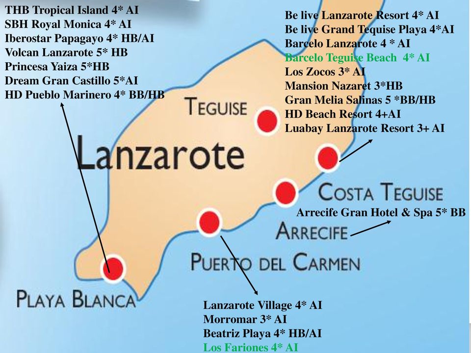 Text 2 Tytul Be live Lanzarote Resort 4* AI Be live Grand Tequise Playa 4*AI Barcelo Lanzarote 4 * AI Barcelo Teguise Beach 4* AI Los