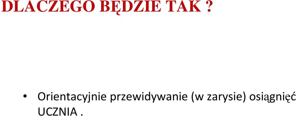 przewidywanie(w