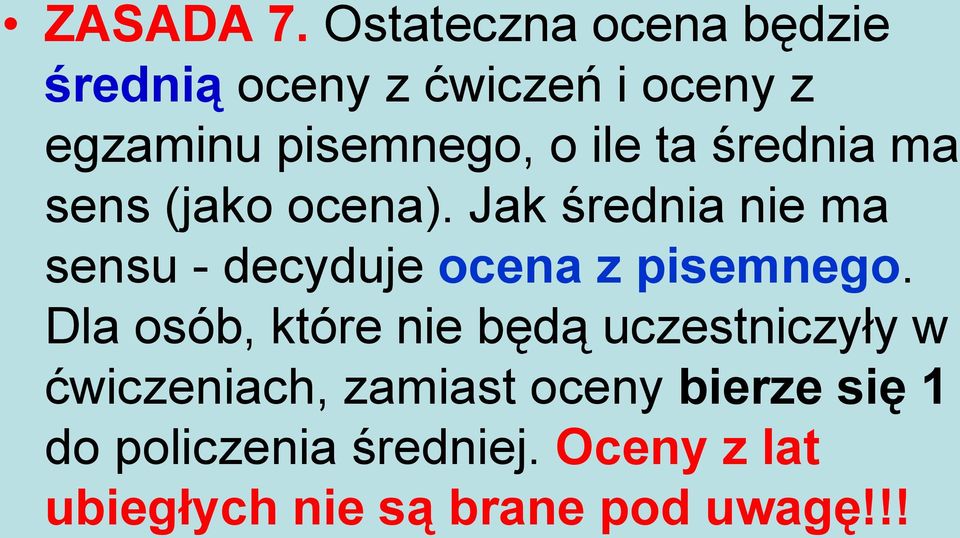 ta średnia ma sens (jako ocena).