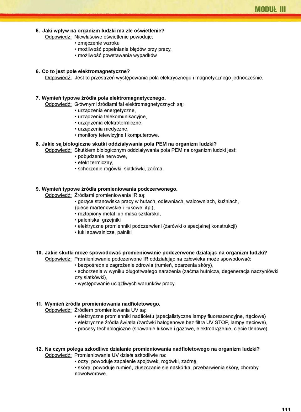 Poradnik szkoleniowy. 6. COSTiW Co to jest SEP, pole Warszawa elektromagnetyczne? 2000. 4. Energia Odpowiedź: elektryczna Jest to i przestrzeń elektryczność występowania statyczna.