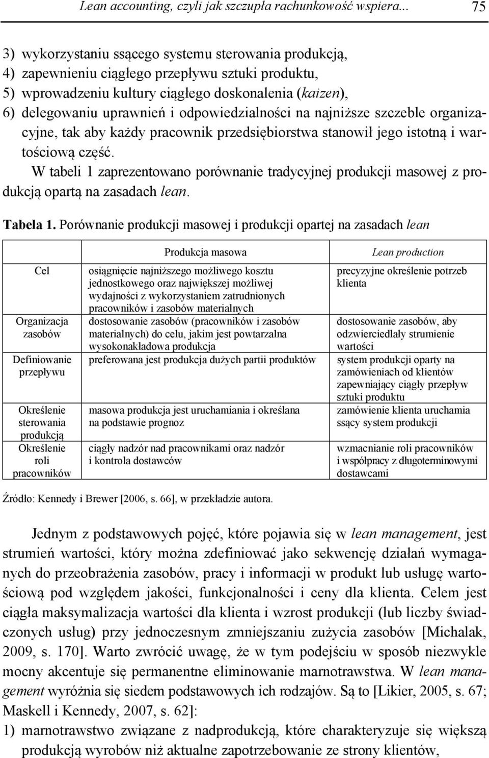 odpowiedzialności na najniższe szczeble organizacyjne, tak aby każdy pracownik przedsiębiorstwa stanowił jego istotną i wartościową część.