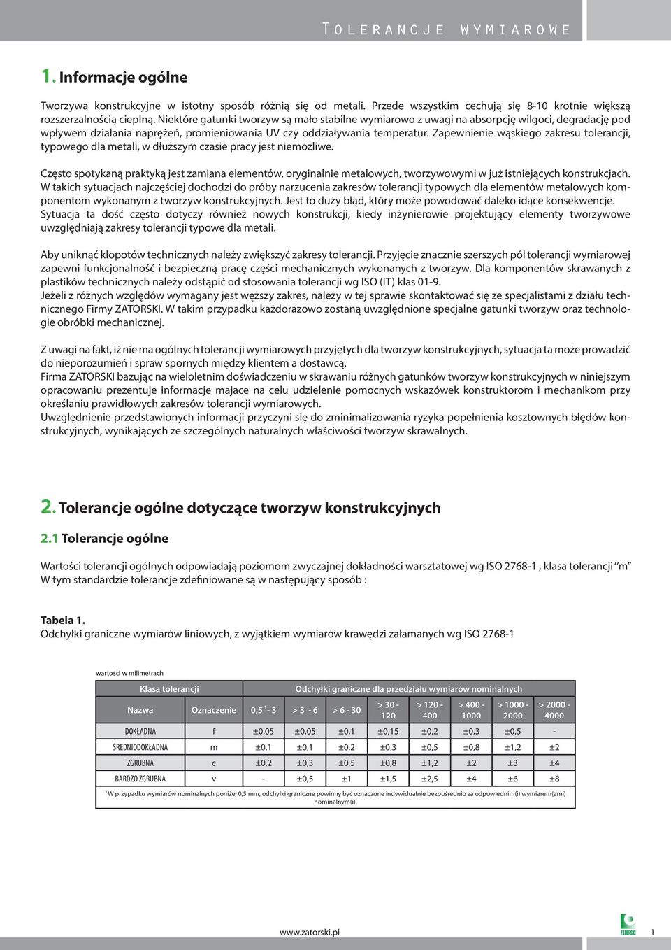 Zapewnienie wąskiego zakresu tolerancji, typowego dla metali, w dłuższym czasie pracy jest niemożliwe.