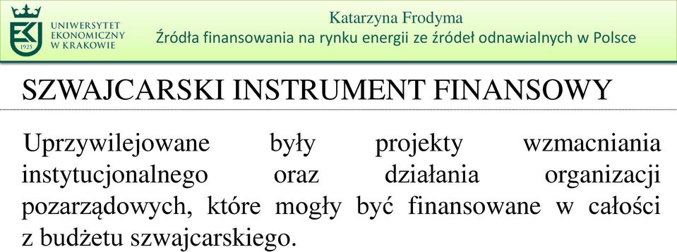 działania organizacji pozarządowych, które mogły