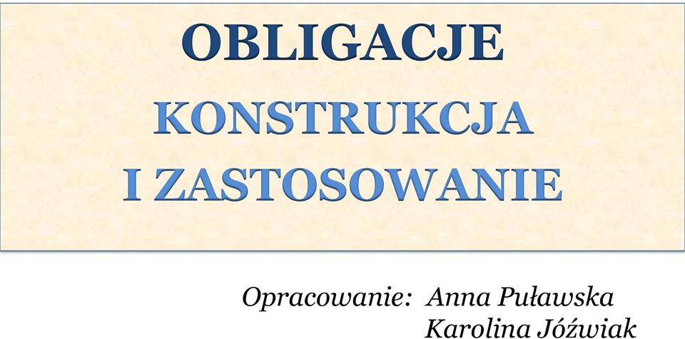 ZASTOSOWANIE