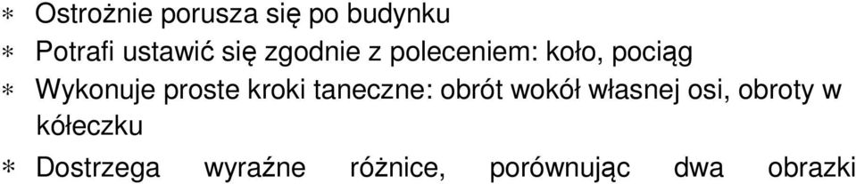 kroki taneczne: obrót wokół własnej osi, obroty w